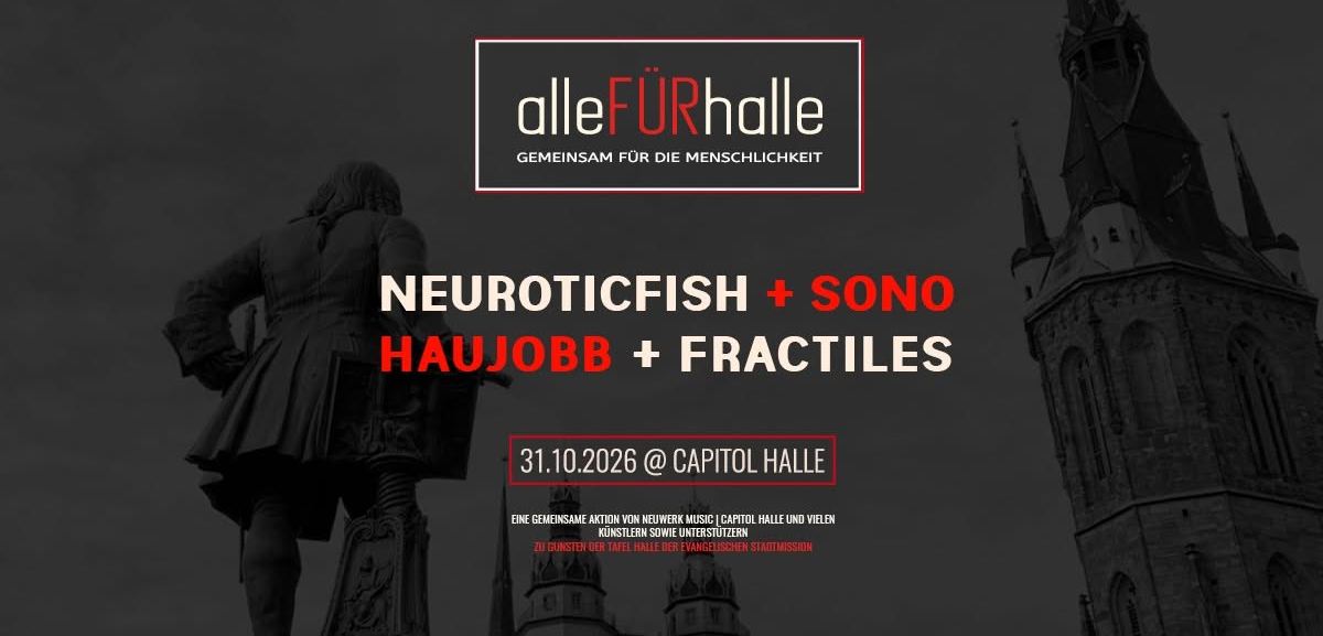 ALLE FÜR HALLE Benefiz-Konzert 2026